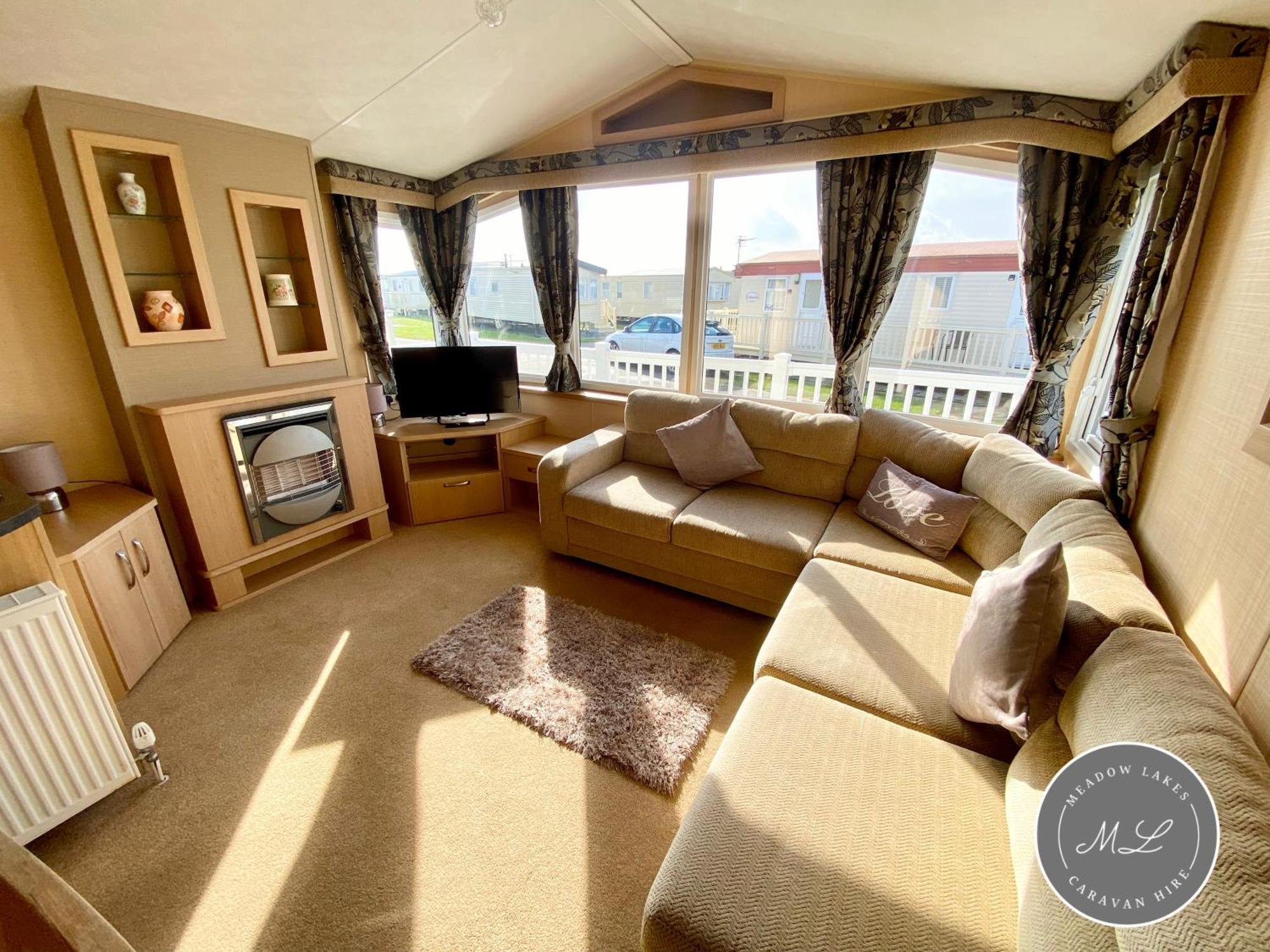 Palm Grove 132 - Pet Friendly, Wifi, Central Heating, Close To Shops And Beach - Meadow Lakes Caravan & Lodge Hire Chapel Saint Leonards Eksteriør bilde